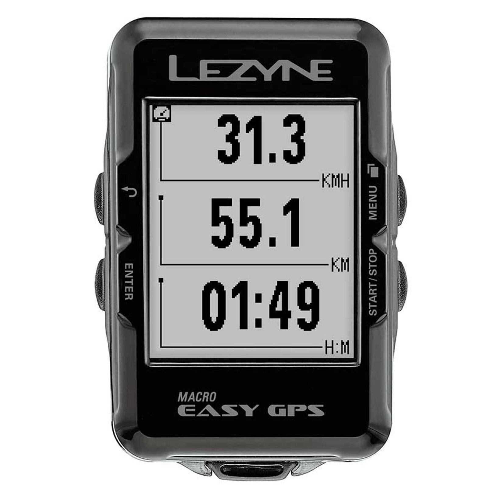 Lezyne Lezyne, Macro Easy GPS, Cyclomètre, Vitesse, Cadence, MC