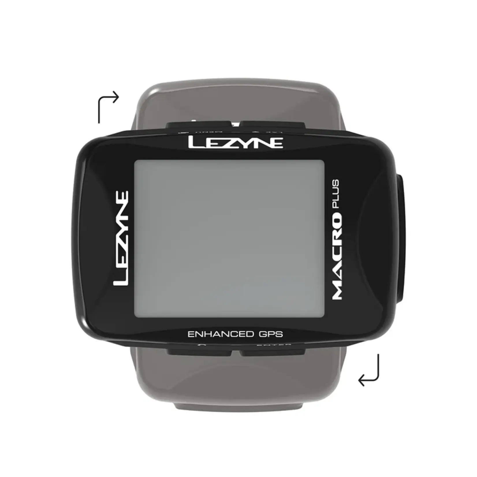 Lezyne Lezyne, Macro Plus GPS, Cyclomètre, Computer Only, Noir