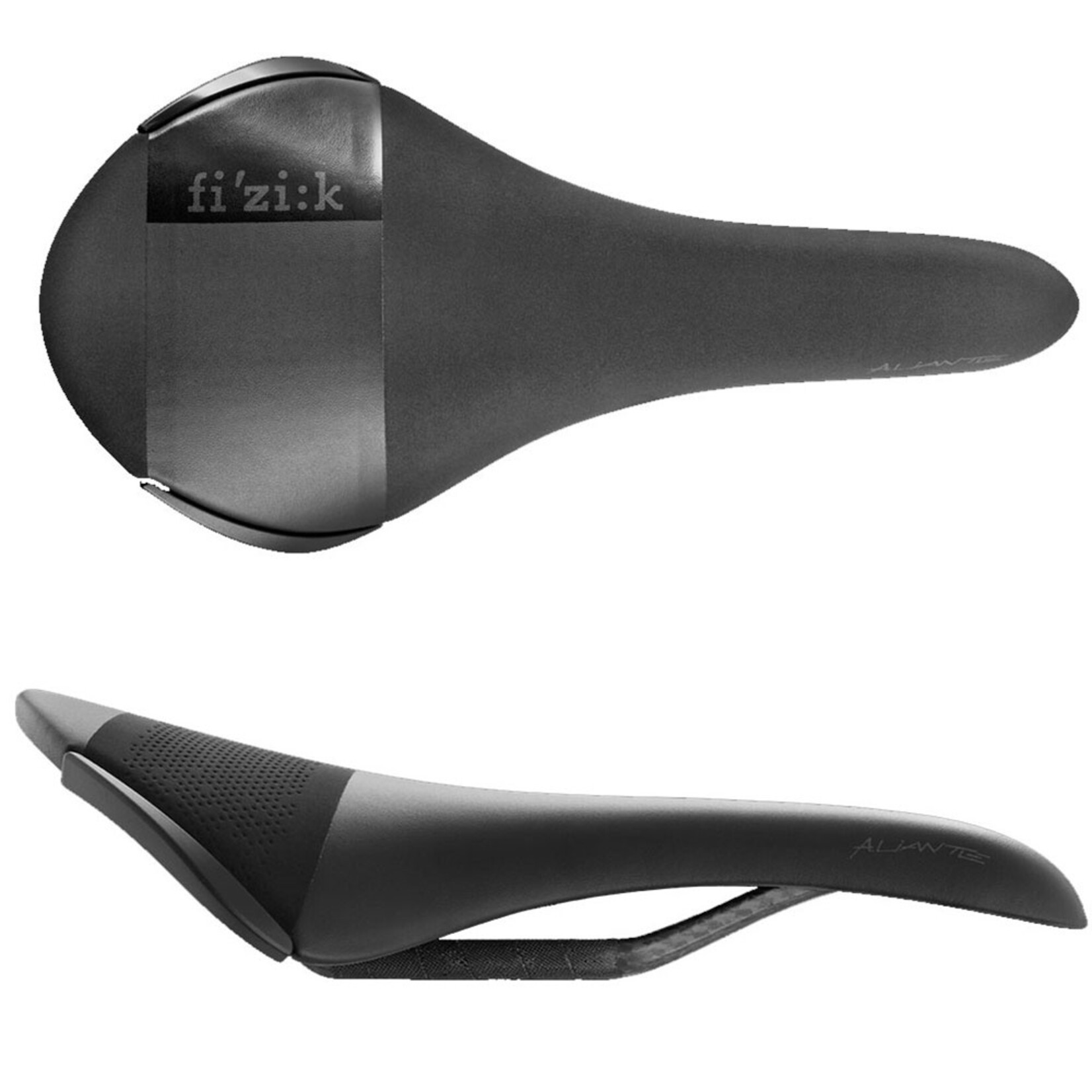 Fizik selle de route Aliante R3 - k:ium Rails - Noir/Noir/Blanc - Regulier