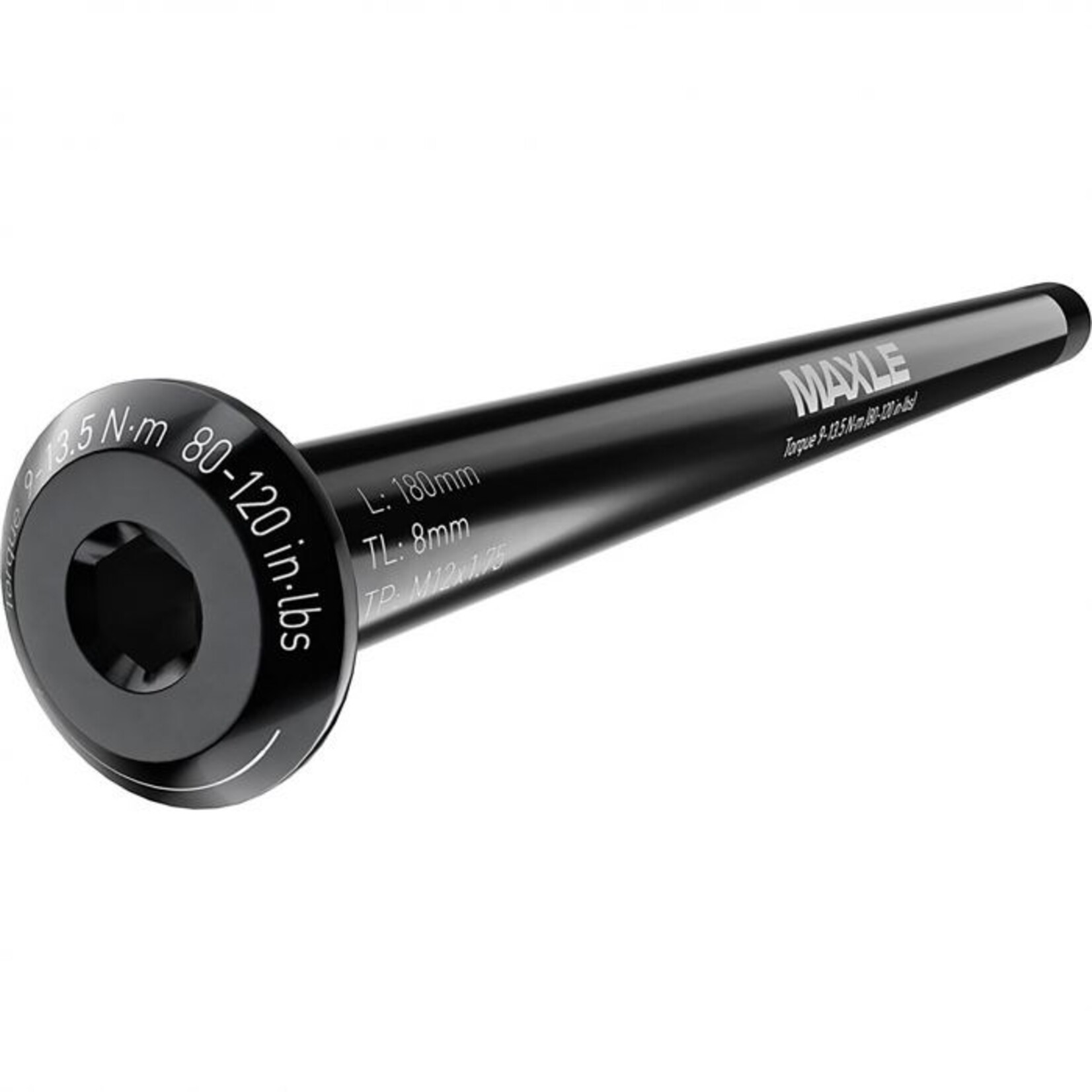 RockShox RockShox, MAXLE STEALTH, Essieu de type Thru Axle, Arrière, 12x148mm TA, Longueur: 170mm, Longueur des filets: 10mm, Filets: M12x1.50, Boost