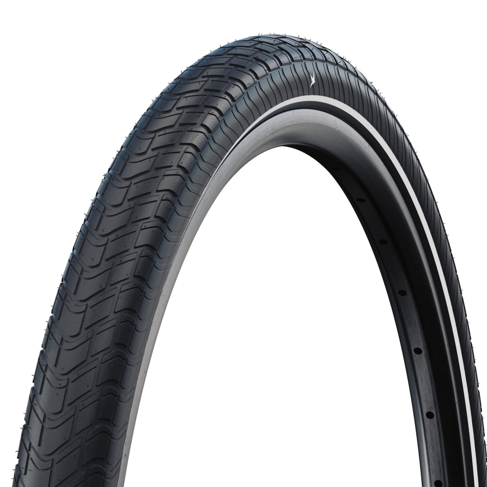 SCHWALBE SCHWALBE BIG APPLE MOTION 27.5x2.15" TIRE - BLACK/REFLECTIVE