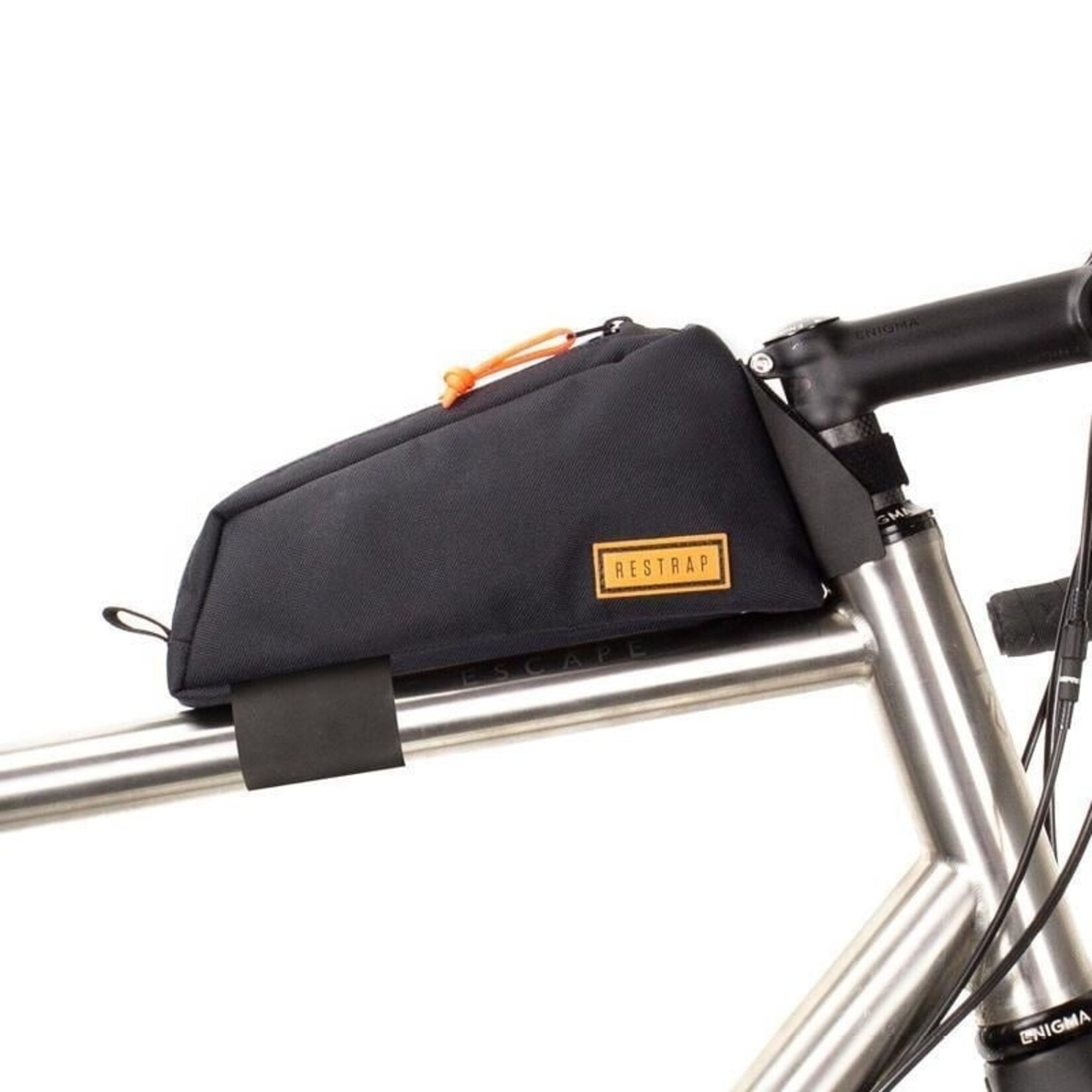 Restrap Strap-On Top Tube Bag - Black