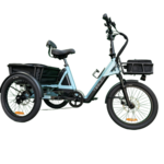 Teslica Teslica Tricycle électrique Spirit 500W T1S Bleu pétrole