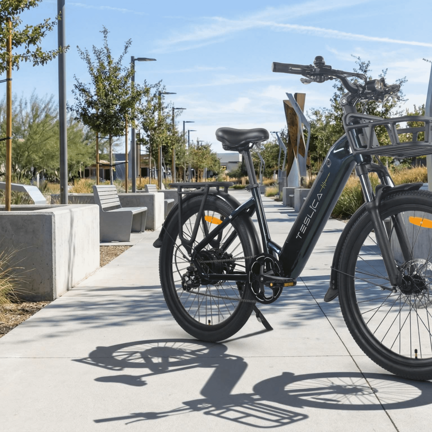Teslica Teslia Vélo électrique Freedom City Elite 500W C3H