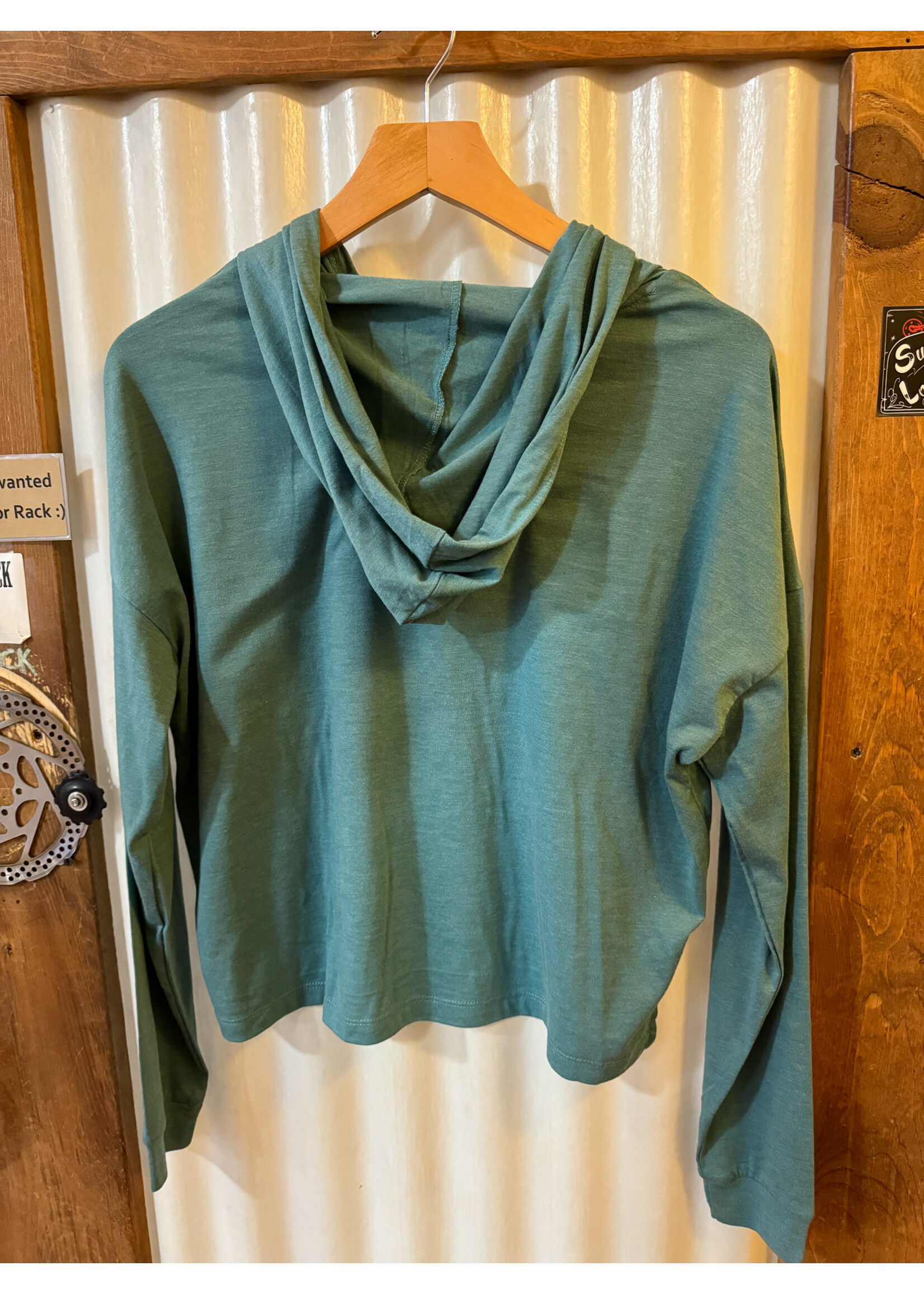 Chile Pepper Delicate Arch Trace Crop Hoodie - Women's