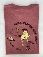 Chile Pepper Mauve Unicorn Tailwhip Tee - Men's/Unisex