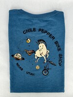 Chile Pepper Teal Unicorn Tailwhip Tee - Men's/Unisex