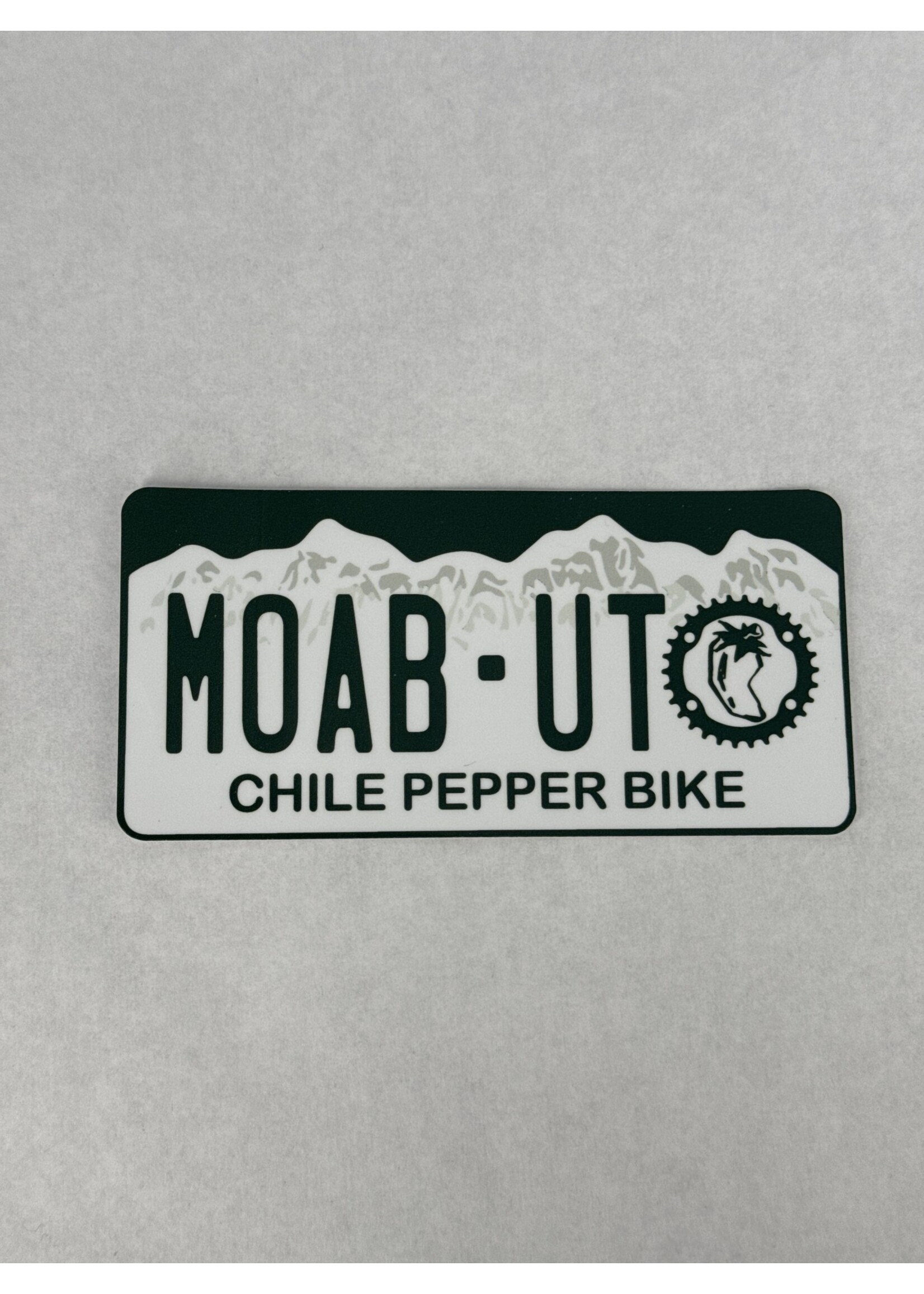 Chile Pepper Chile Pepper CO Plate Sticker