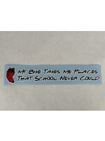 Chile Pepper Bike Takes Me Places Sticker