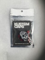 Chile Pepper Kustomcaps Dia De Stem Cap Black w/Red Bolt