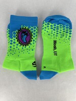 Chile Pepper Save Our Soles Blue/Cyan Chile Chainring XL Socks