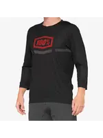 100% 100% - AIRMATIC 3/4 Jersey Black/Red S