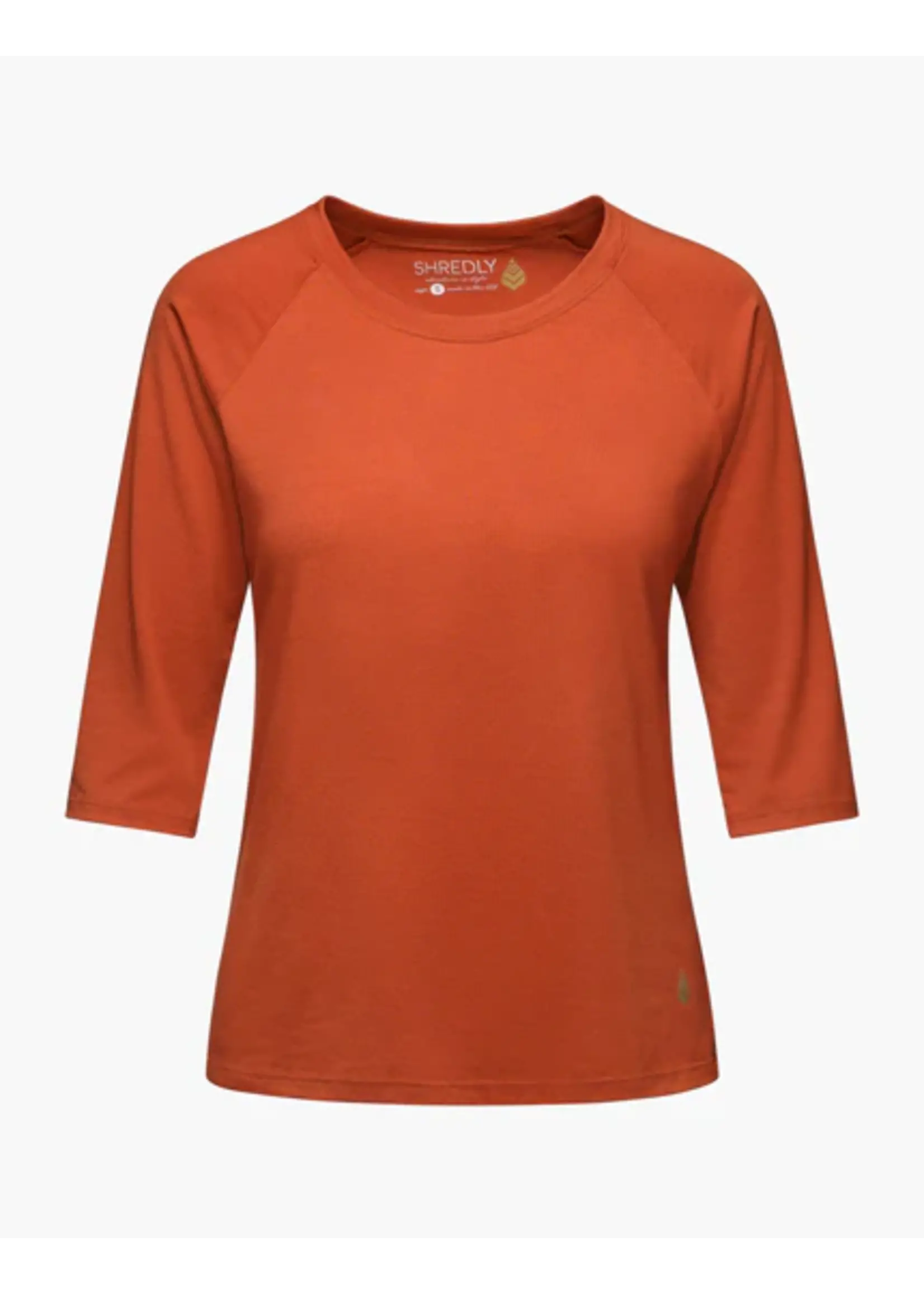 SHREDLY Shredly - W's 3/4 RAGLAN TERRACOTTA XL