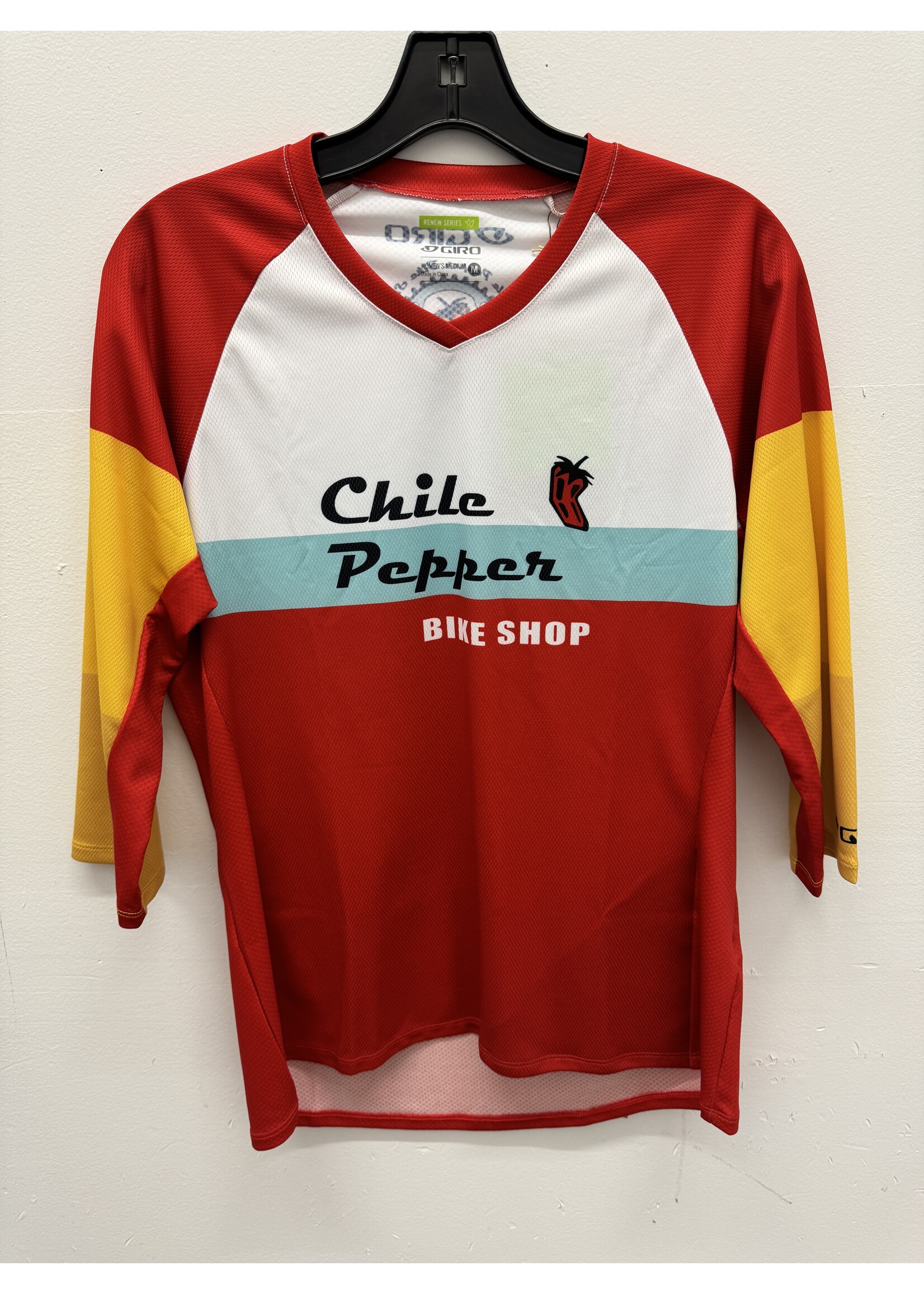 BRG Chile Pepper Custom S22 - W Roust 3/4 Sleeve Jersey RED/YEL M