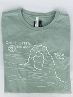 Chile Pepper Delicate Arch Trace Tee - Women's
