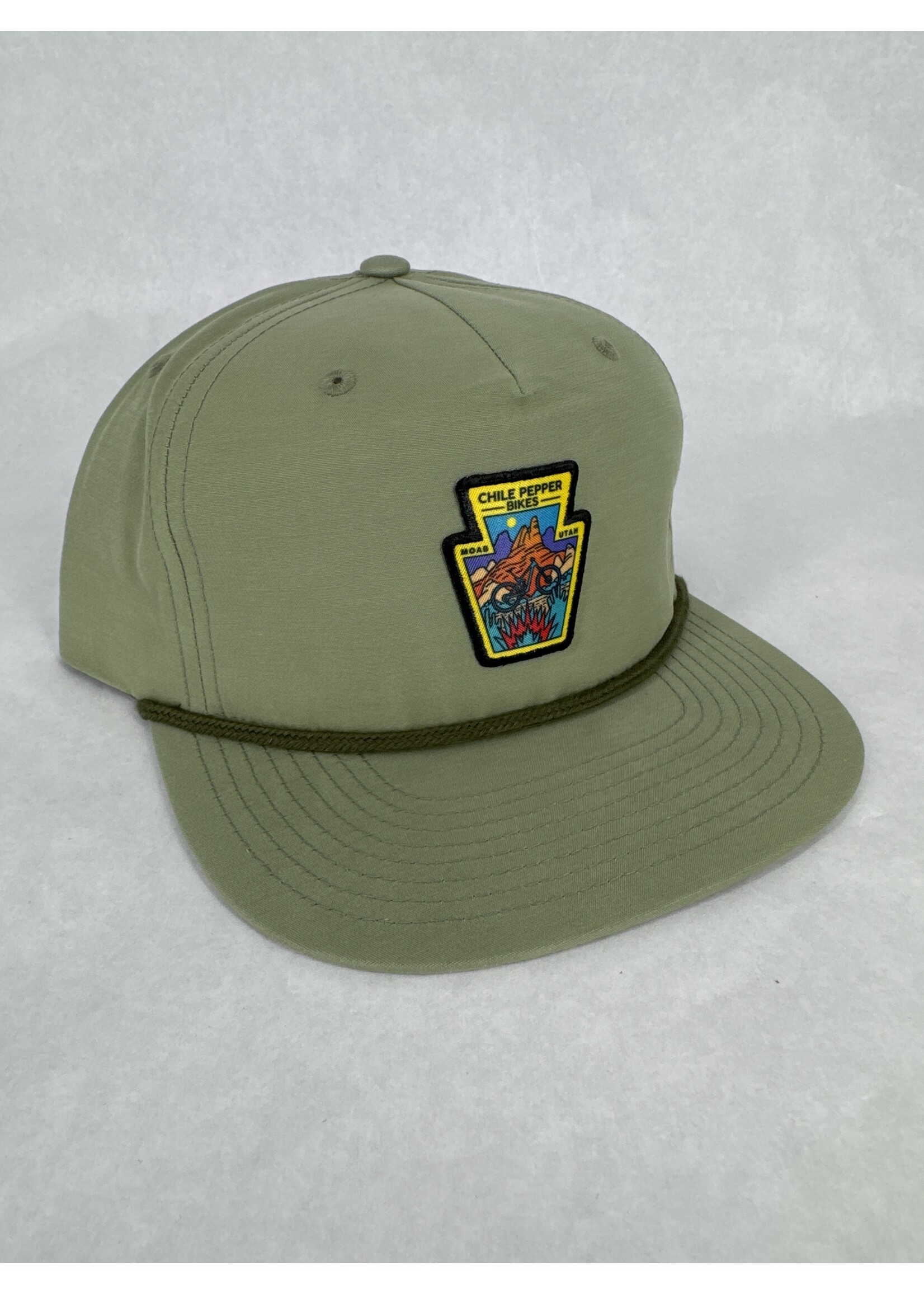 Chile Pepper Chile Pepper - Parker 6 Panel Rope Hat -