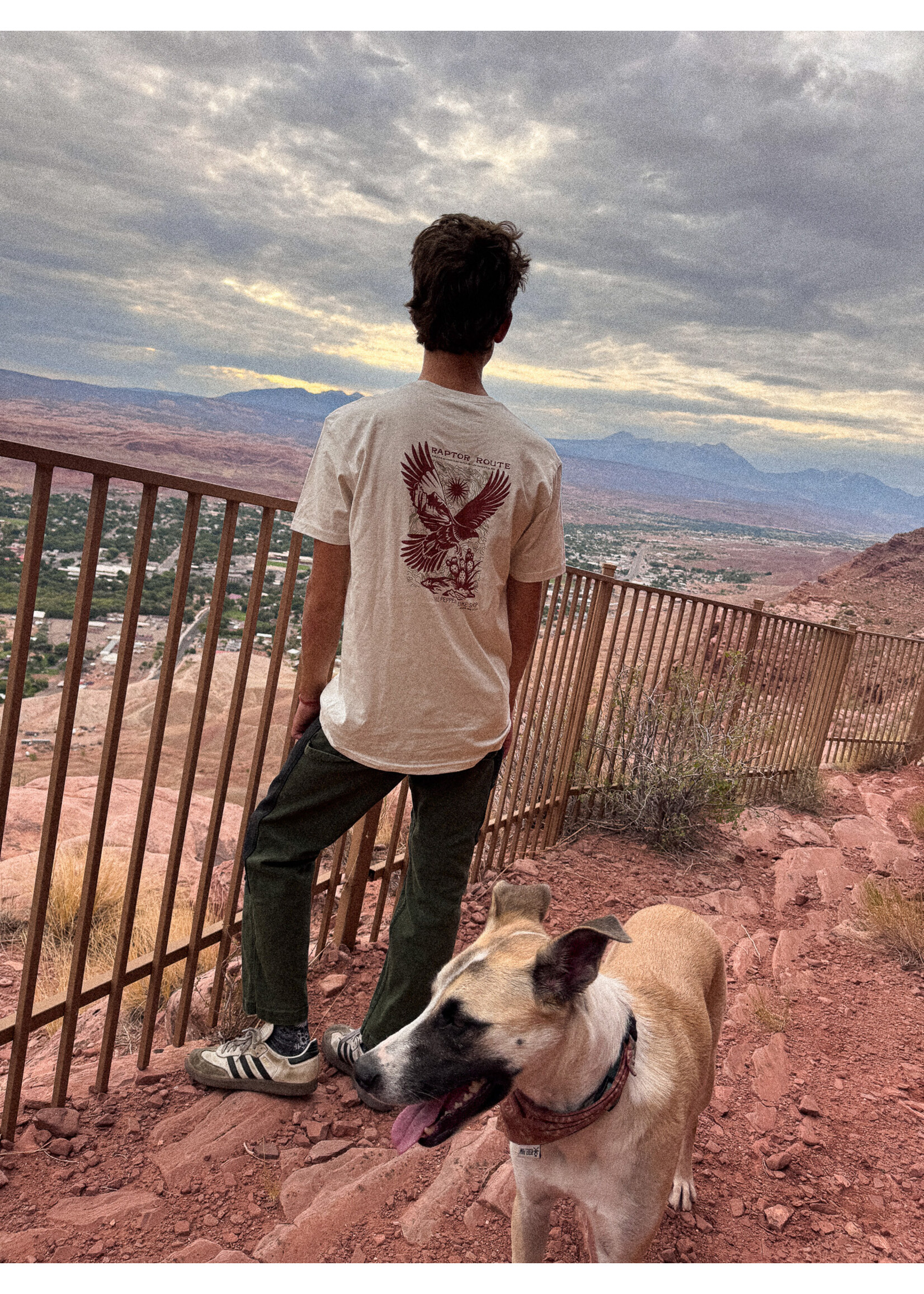 Chile Pepper Raptor Route Tee - Men's/Unisex