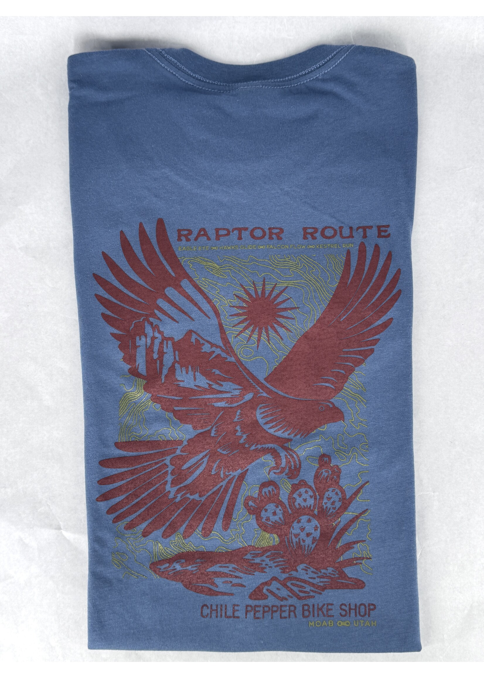 Chile Pepper Raptor Route Tee - Men's/Unisex