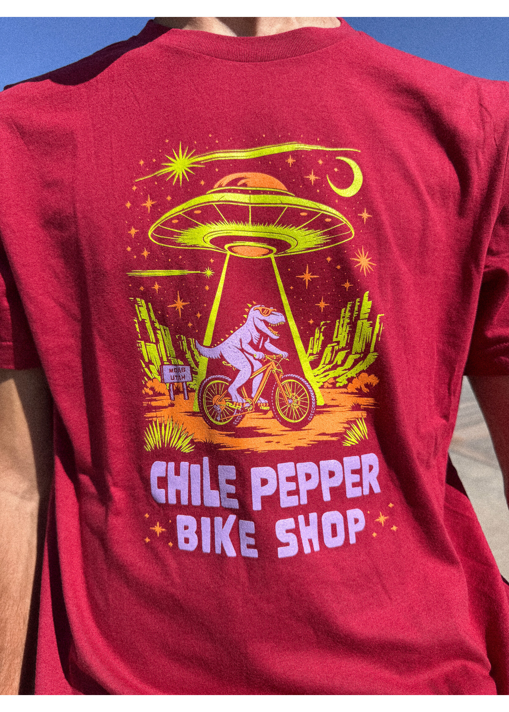 Chile Pepper Chile Pepper - Out of This World T-Rex Tee - Men's/Unisex