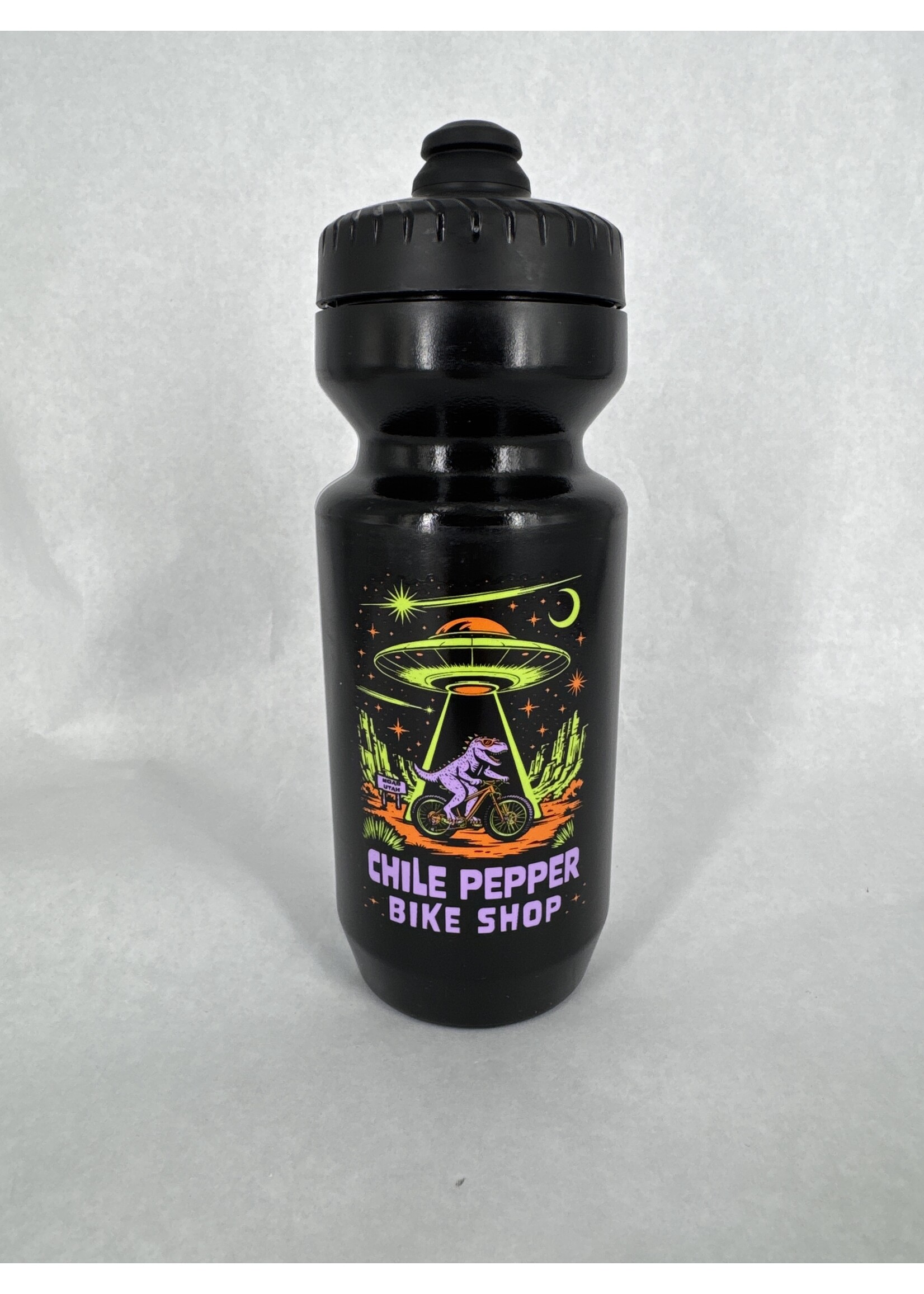 Chile Pepper Out of This World T-Rex Water Bottle 22oz