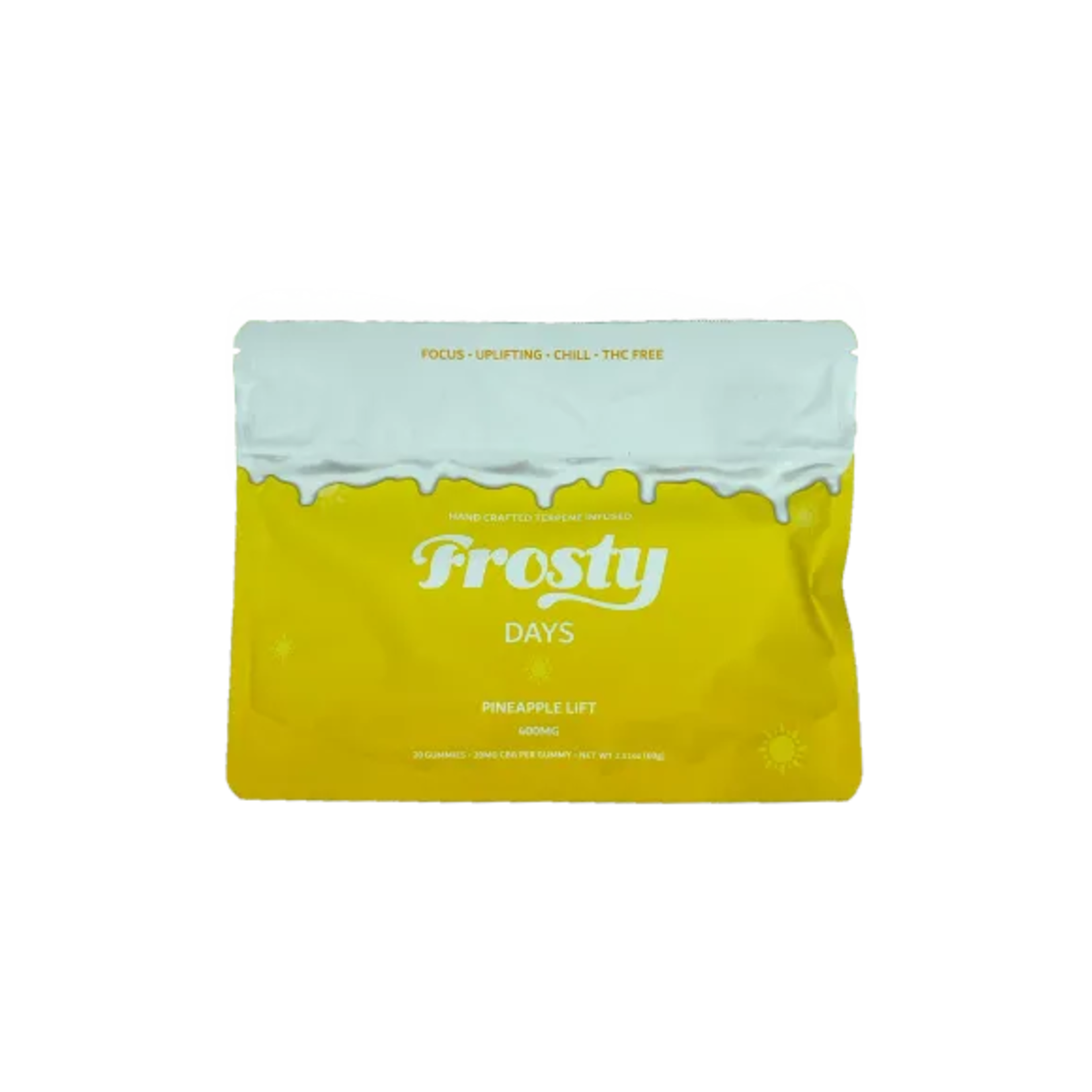 Frosty Hemp Co. Frosty Hand Crafted Hemp Gummies Pineapple Lift CBG