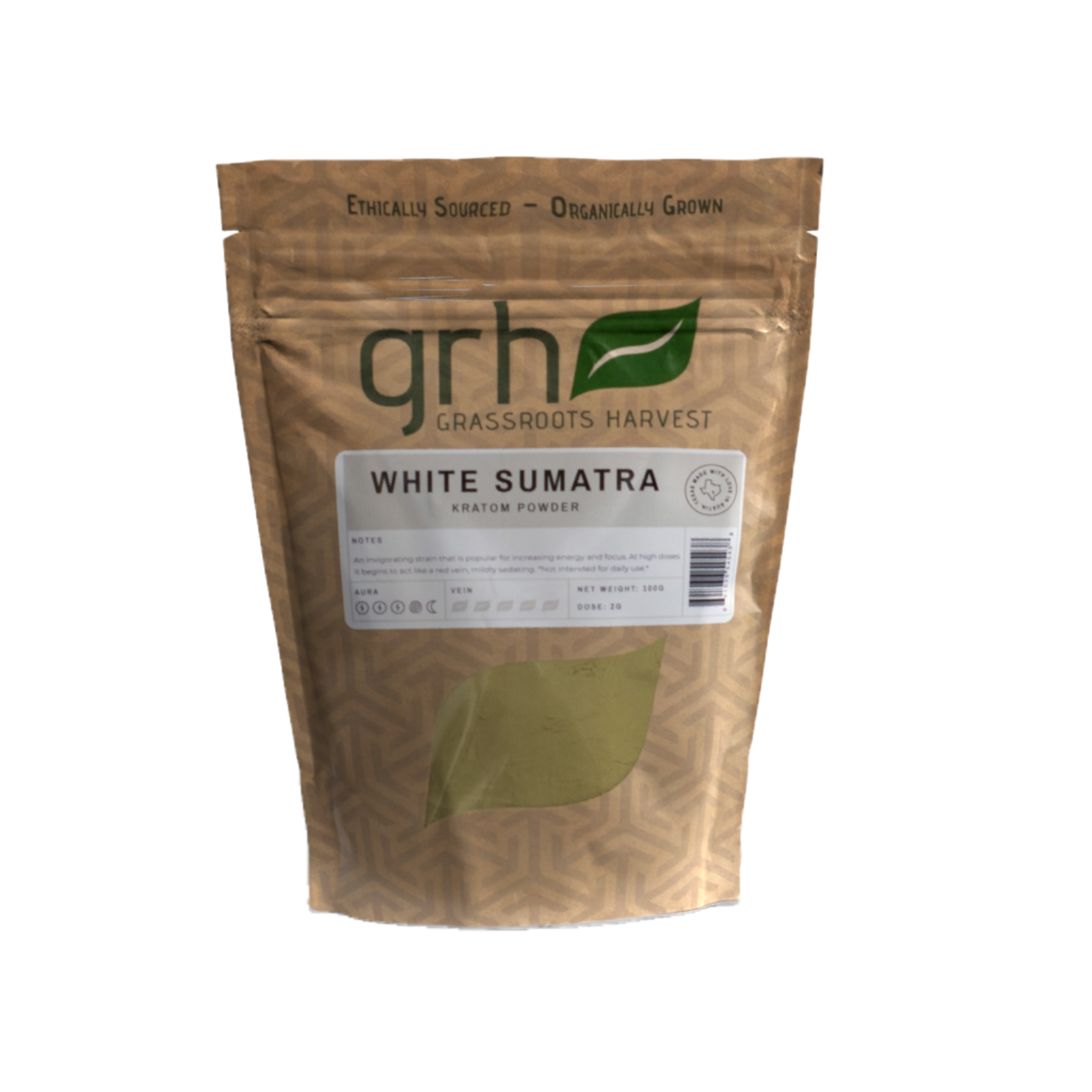 Grassroots Harvest Grassroots Harvest Kratom - White Sumatra