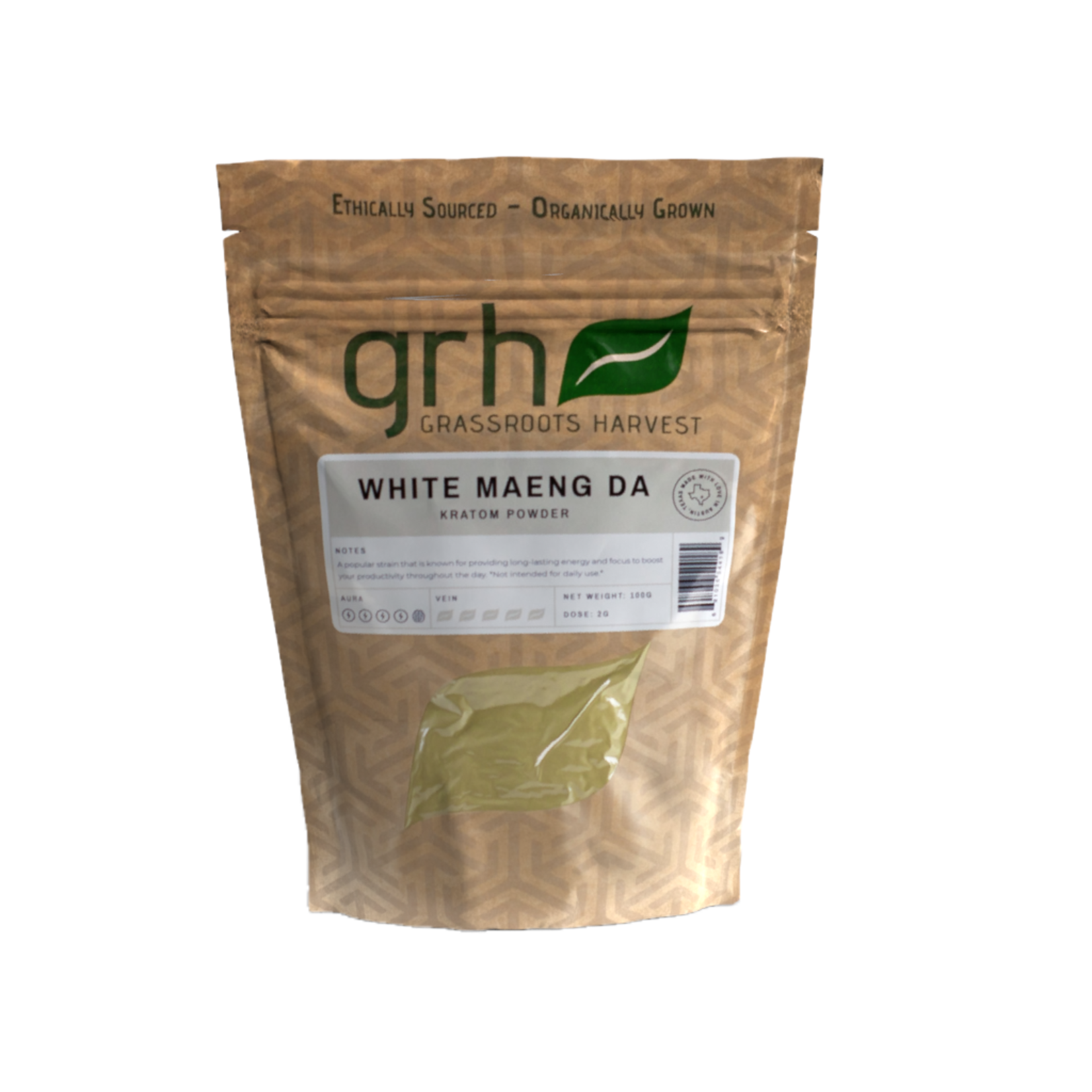 Grassroots Harvest Grassroots Harvest Kratom - White Maeng Da