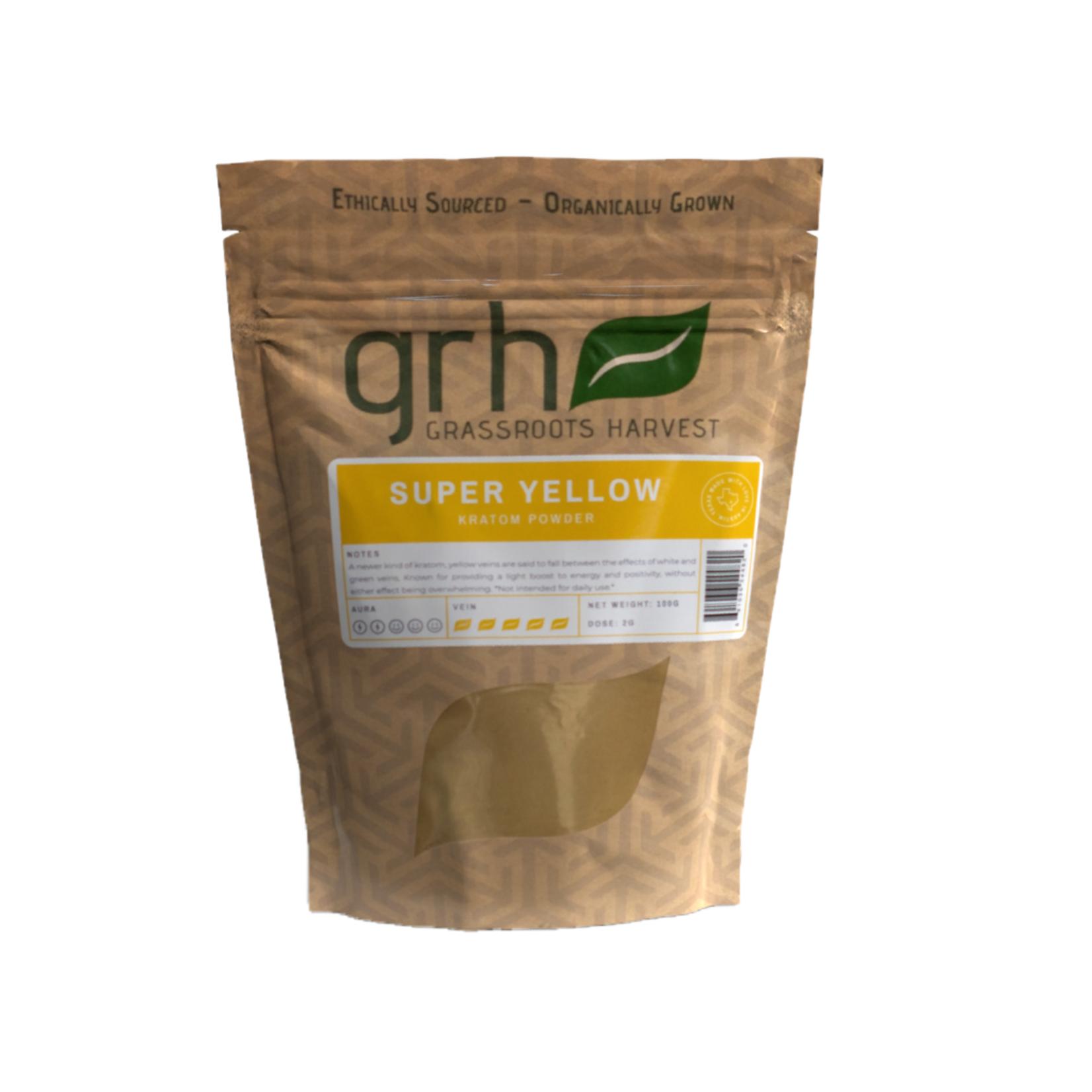 Grassroots Harvest Grassroots Harvest Kratom - Super Yellow