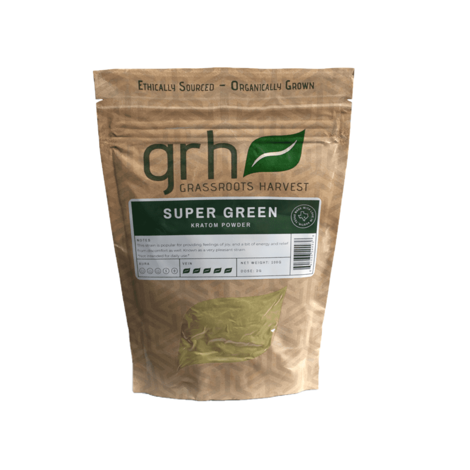 Grassroots Harvest Grassroots Harvest Kratom - Super Green