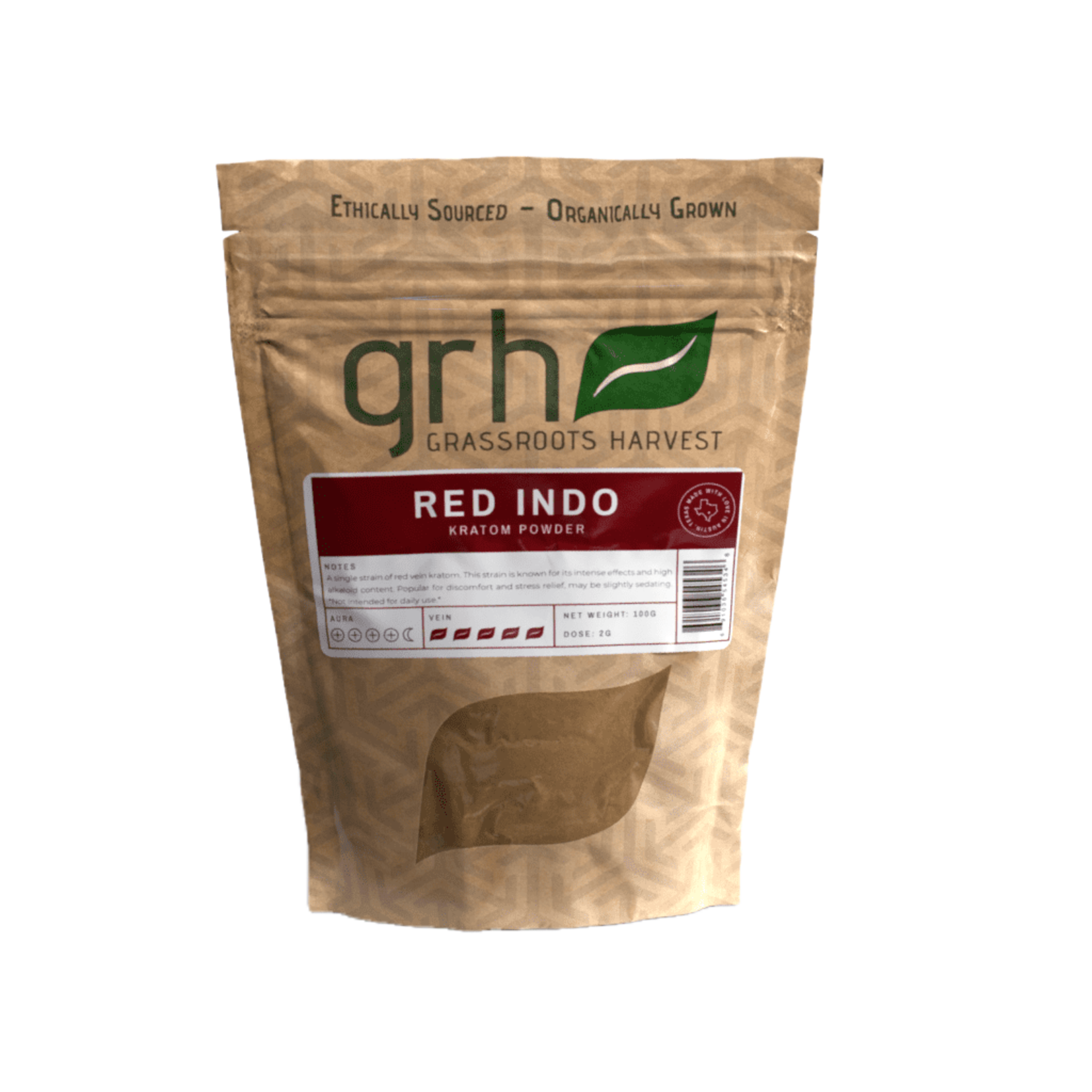 Grassroots Harvest Grassroots Harvest Kratom - Red Indo