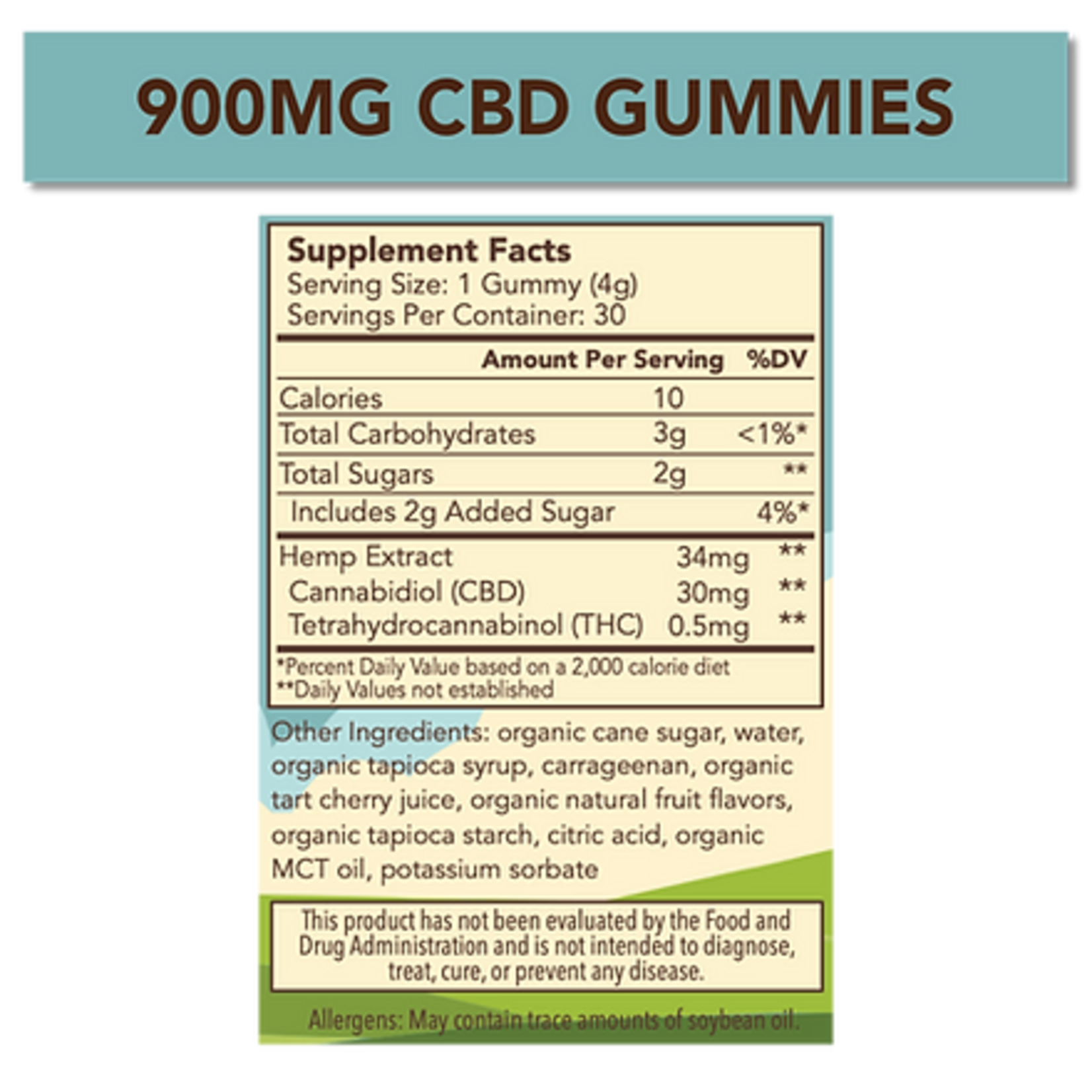 Cypress Hemp Cypress Hemp Full Spectrum 900mg Everyday CBD Gummies