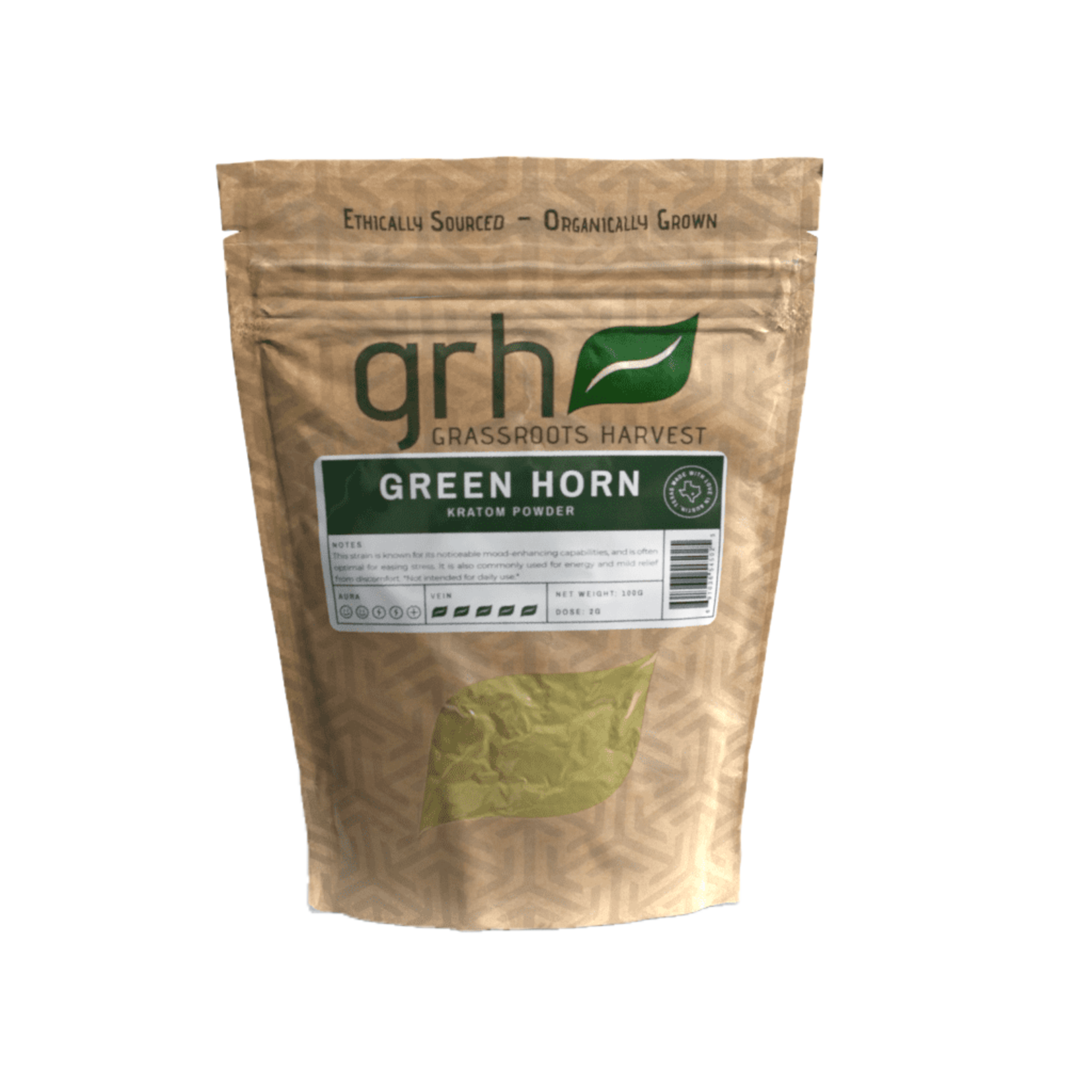 Grassroots Harvest Grassroots Harvest Kratom - Green Horn