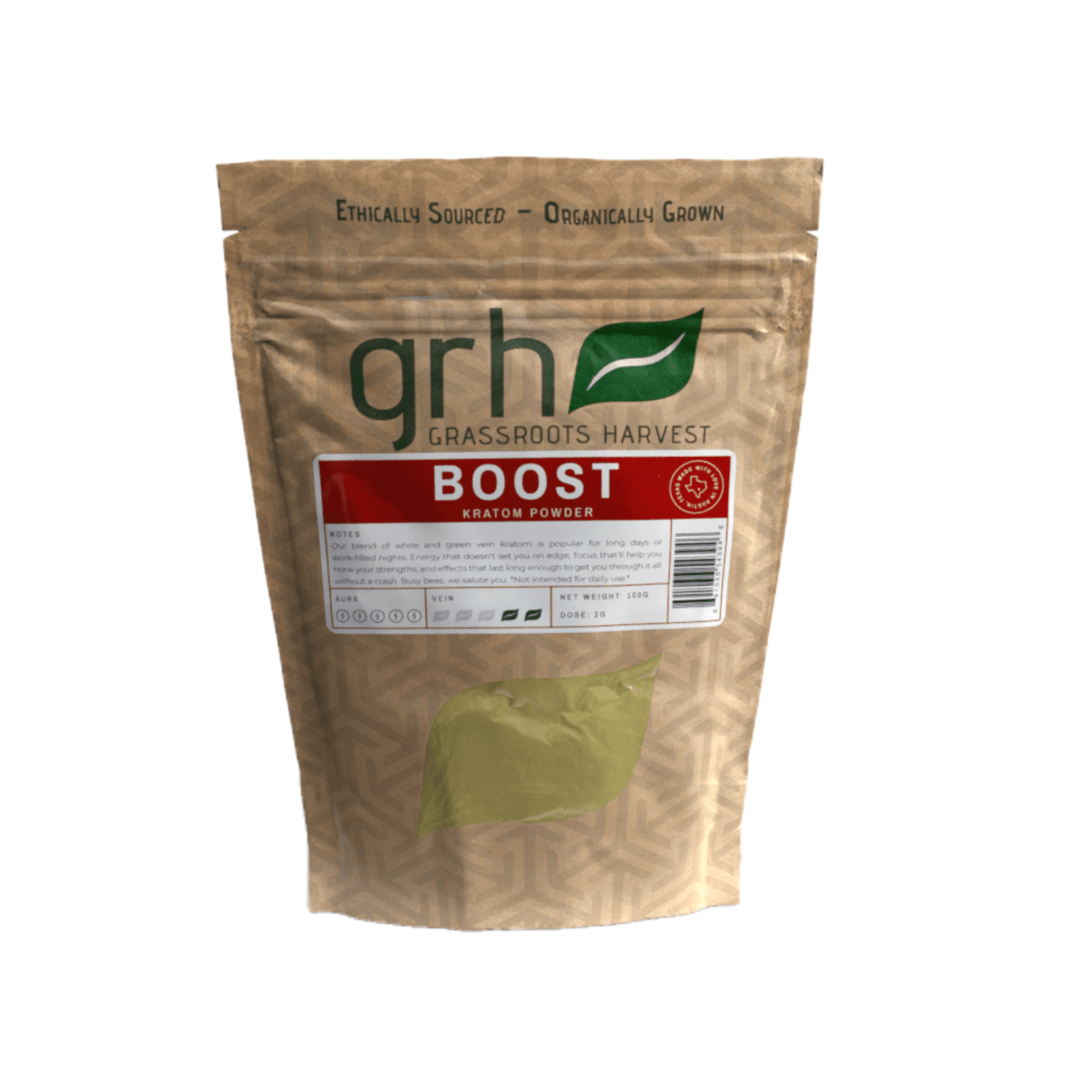 Grassroots Harvest Grassroots Harvest Kratom - Boost