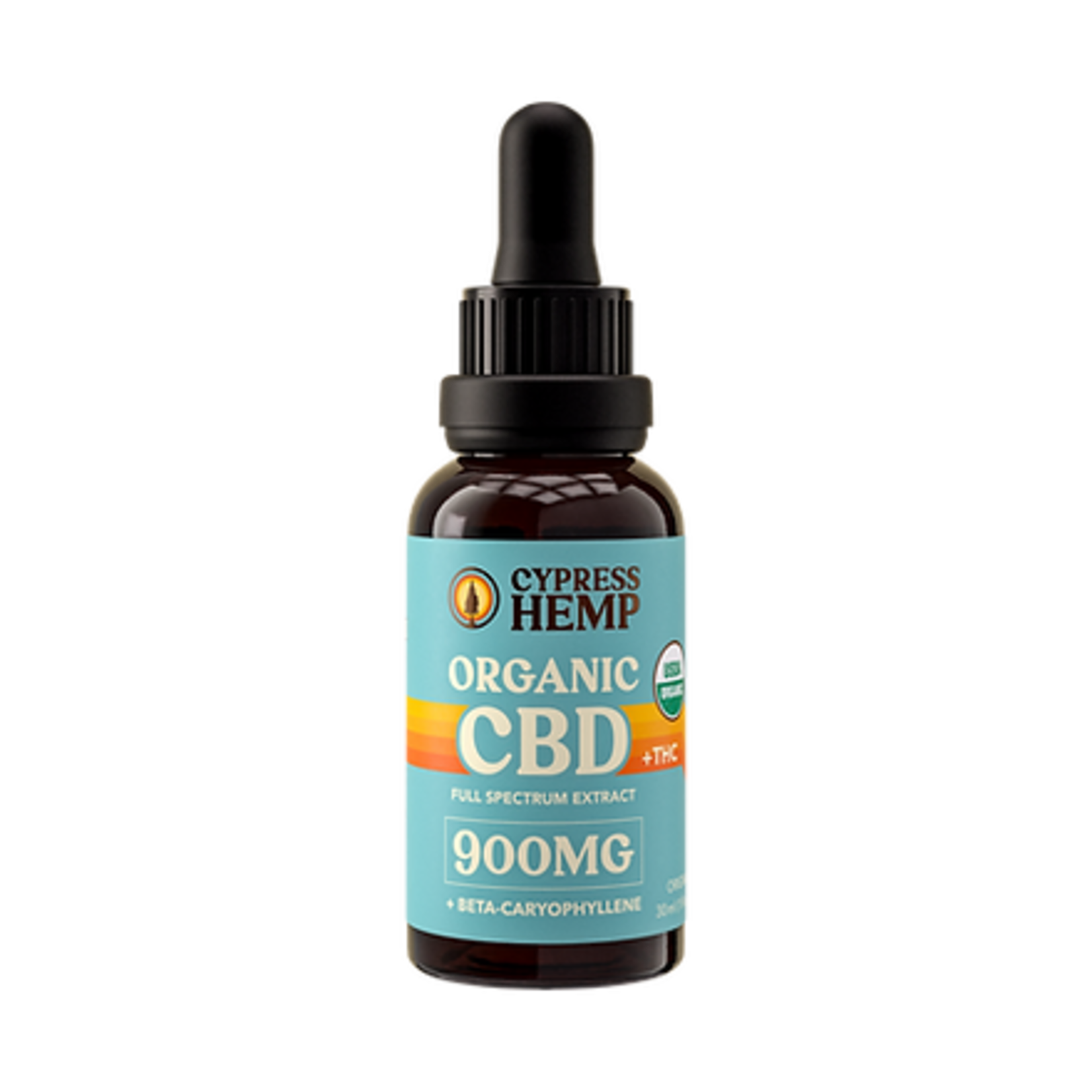 Cypress Hemp Cypress Hemp USDA Organic Full Spectrum CBD+MCT+BCP Tincture