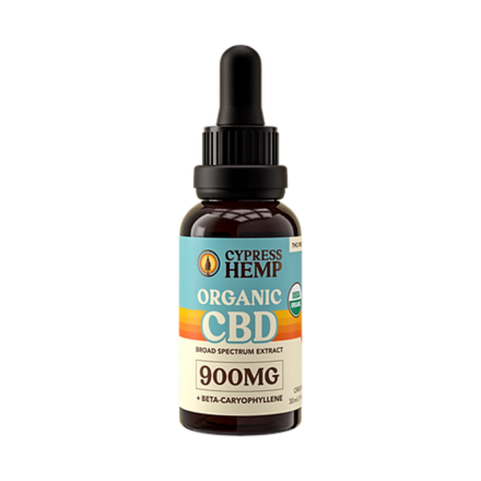 Cypress Hemp Cypress Hemp USDA Organic Broad Spectrum CBD+MCT+BCP Tincture