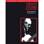 Hal Leonard Andres Segovia  20 Studies for Guitar (Book Only)