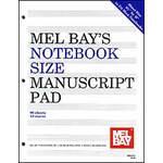 Mel Bay Notebook-Size Manuscript Pad 10-Stave