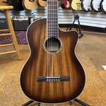 Cordoba Cordoba C4-CE African Mahogany Cutaway Nylon String Acoustic-Electric Guitar Edgeburst