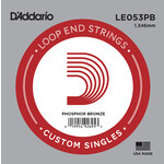 D'Addario D'Addario LE053PB Phosphor Bronze Loop End Single String .053