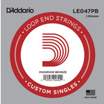 D'Addario D'Addario LE047PB Phosphor Bronze Loop End Single String .047