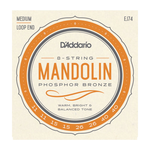 D'Addario D'Addario EJ74 Mandolin Strings Phosphor Bronze Medium 11-40