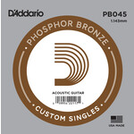 D'Addario D'Addario PB045 Phosphor Bronze Wound Acoustic Guitar Single String .045