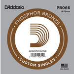 D'Addario D'Addario PB066 Phosphor Bronze Wound Acoustic Guitar Single String .066
