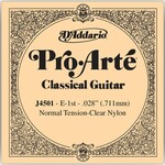 D'Addario D'Addario J4501 Pro-Arte Nylon Classical Guitar Single String Normal Tension First String