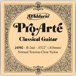 D'Addario D'Addario J4502 Pro-Arte Nylon Classical Guitar Single String Normal Tension Second String