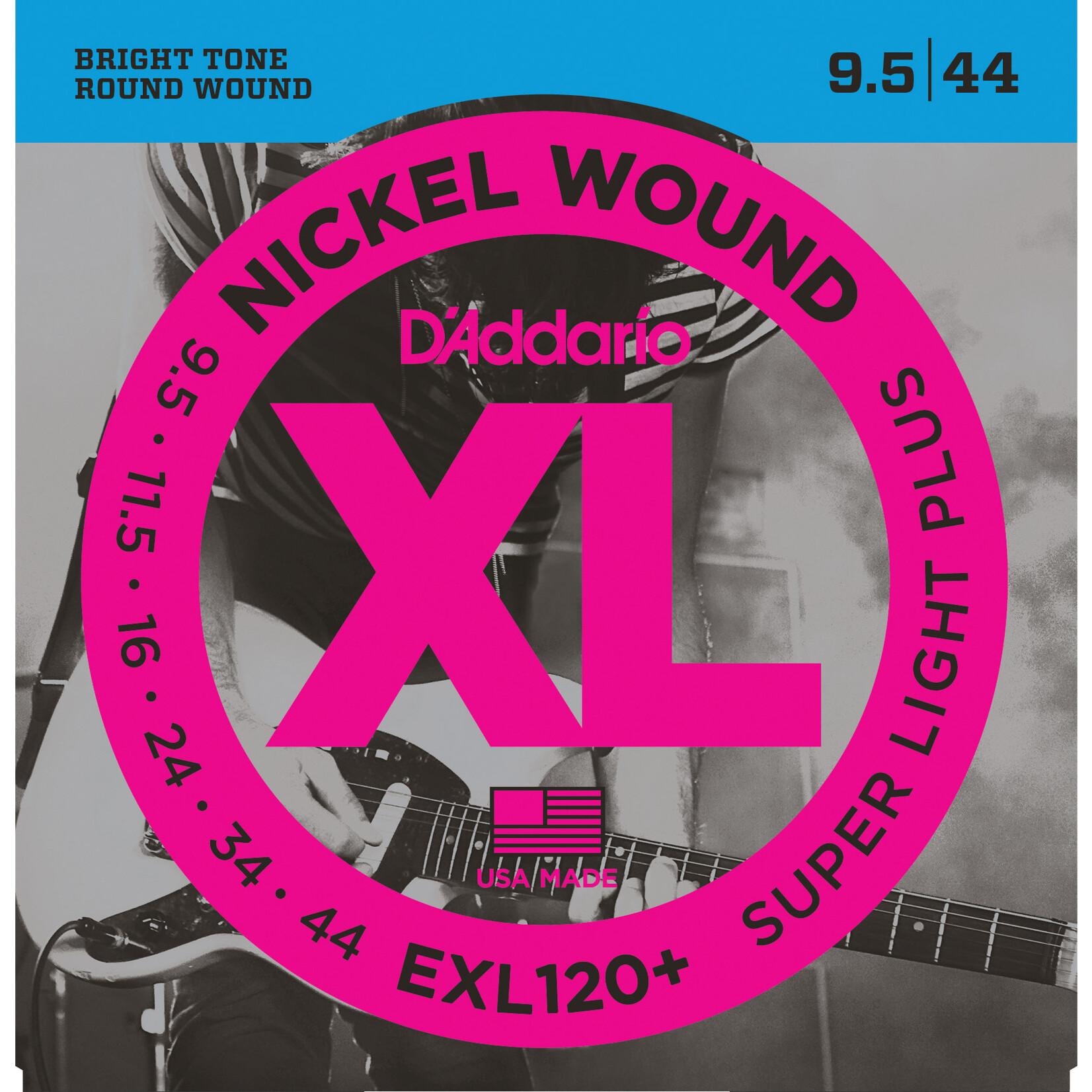 D'Addario D'Addario EXL120 Nickel Wound Electric Guitar Strings Super Light 9-42