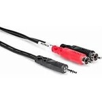 Hosa Hosa Stereo Breakout 3.5 mm TRS to Dual RCA 6 ft