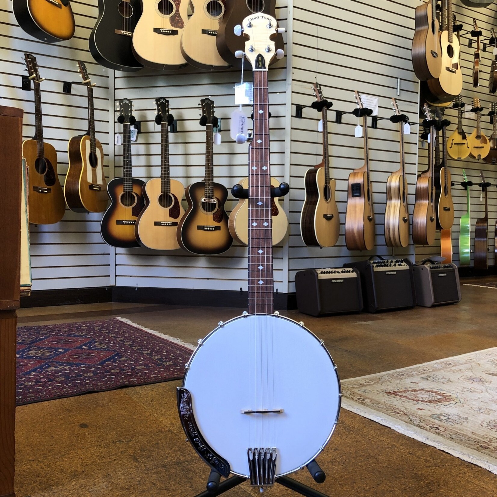 Gold Tone Gold Tone CC-100/L Lefty Cripple Creek 11" Left-handed Open Back Banjo w/Padded Gig Bag