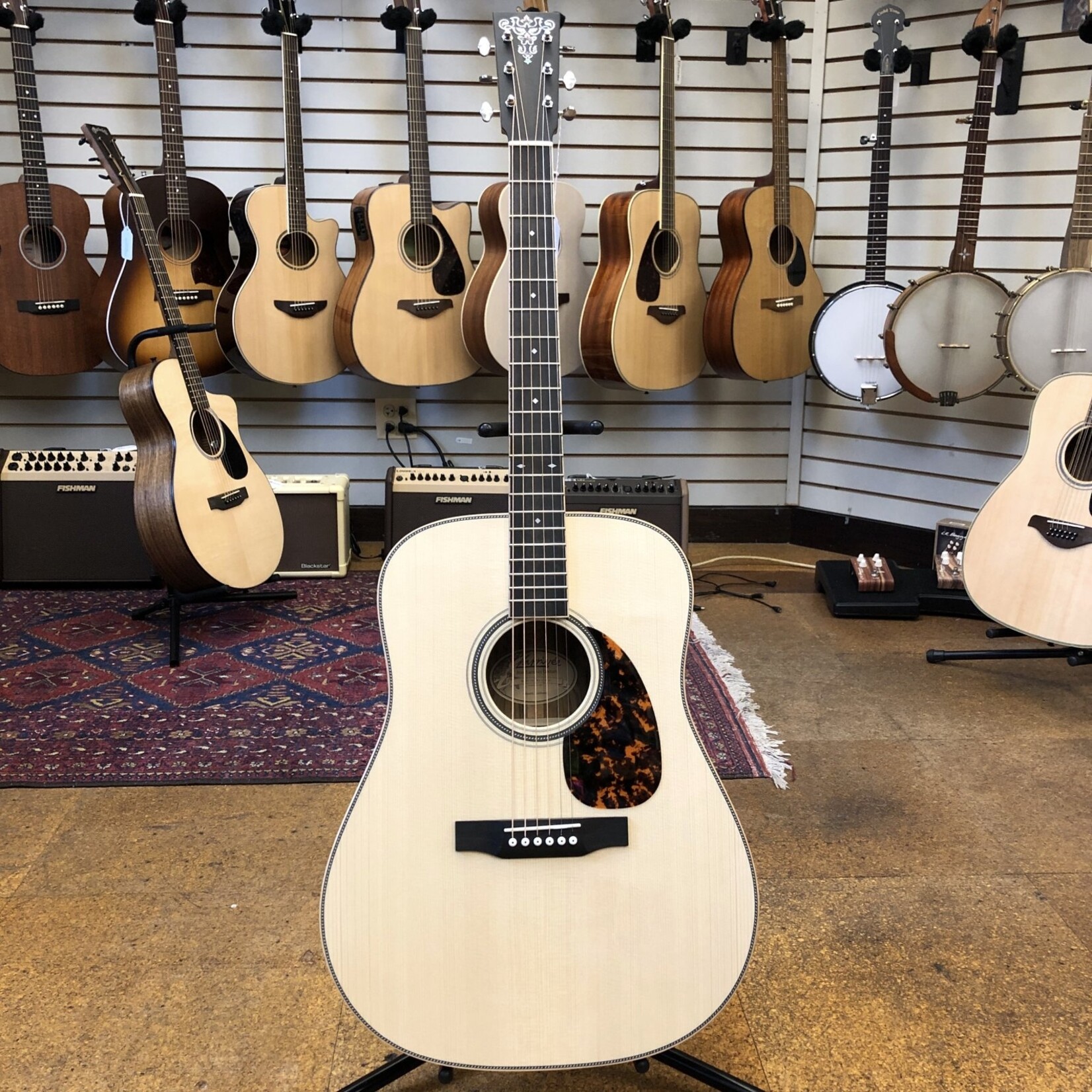 Larrivee Larrivee D-40 Limited Run Legacy Series European Spruce/Shedua Acoustic Guitar w/Headstock Inlay Hard Case