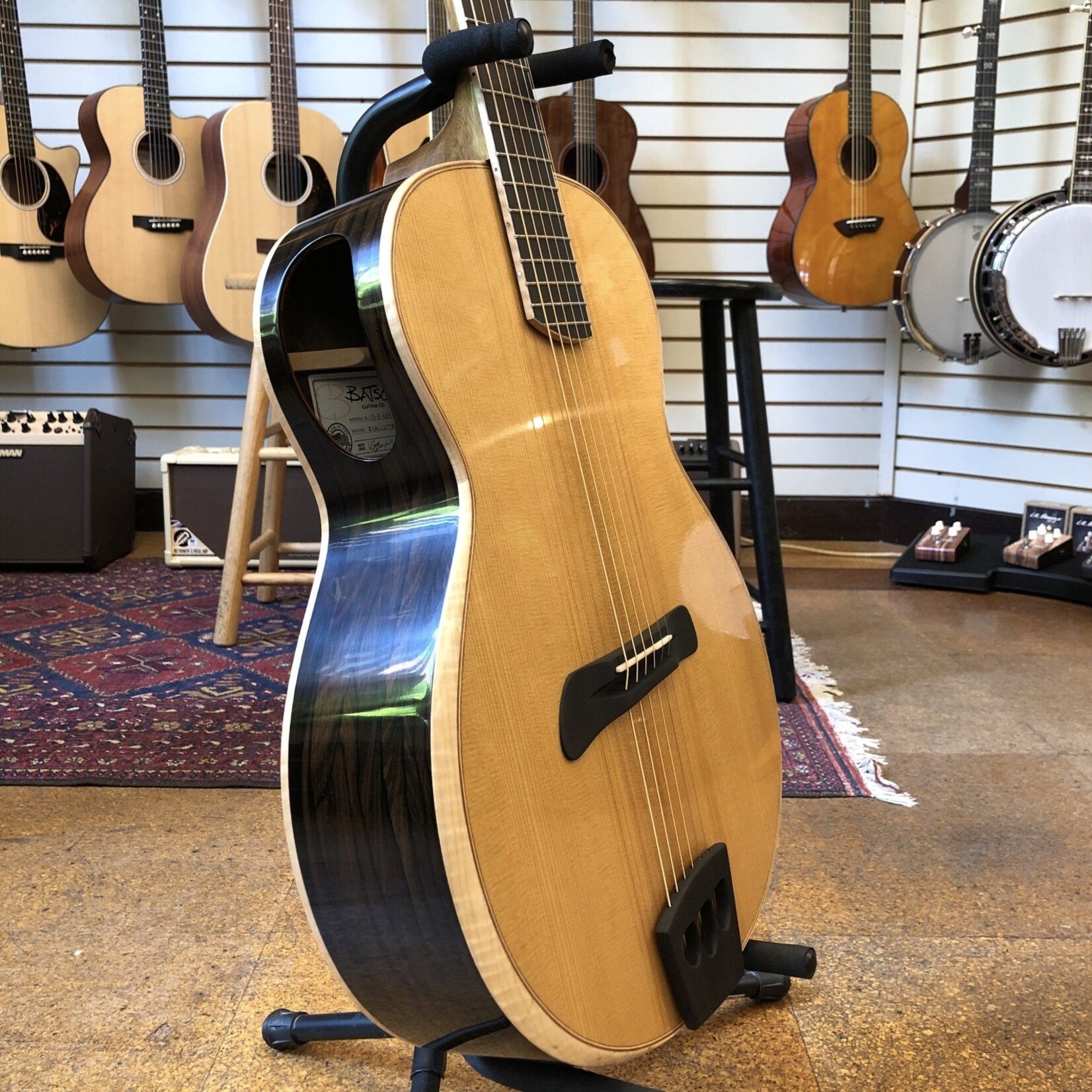 Batson Batson USA Custom Torrified Red Spruce/Ziricote Grand Concert Acoustic Guitar 2024 Floor Model w/Cedar Creek Case